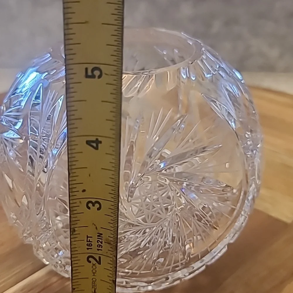 Crystal Rose Bowl 